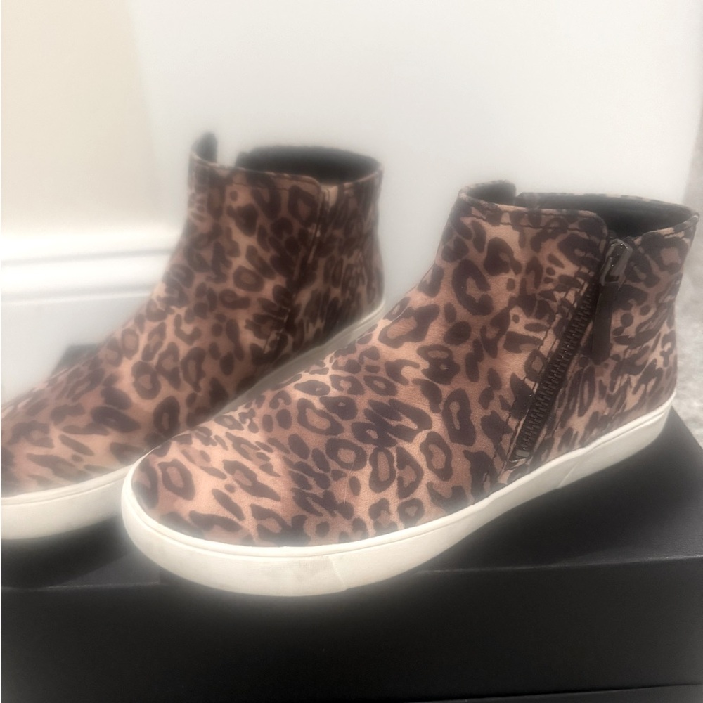 Leopard Print Women's Ankle Boots